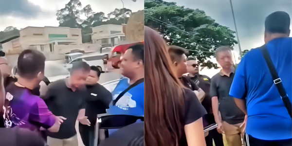 Rakaman Panas Undang Perhatian Netizen! Aksi Tolak-Menolak Ketika Pertikaian Buat…